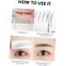 WOFASHPURET 4pcs Eyebrow Stickers Hair Like Eyebrows Stick on Imitation Eyebrow Transfer Stickers 4d Make up - Buy Online on SooperMarket.com