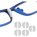 Folpus 10pcs Silicone Children Eyeglass Nose Pads - Comfortable Soft Thickened Replacement for Eyewear & Sunglasses - White - Buy Online on SooperMarket.com