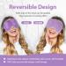 NEWGO Cooling Eye Mask - Reusable Hot/Cold Gel Therapy for Puffy Eyes, Migraine, Dark Circles, Dry Eyes, Sinus Pain - Purple - Buy Online on SooperMarket.com