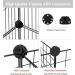 LANGXUN Small Animal Playpen | Portable Metal Wire Pet Playpen for Rabbits, Guinea Pigs, Puppies, and Kittens | Indoor & Outdoor Cage Fence (12 Panels) - Buy Online on SooperMarket.com