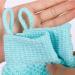 2 Pair Exfoliating Body Gloves | Unisex Bath Scrub Mitts for Shower Spa & Massage | Exfoliating Mitts for Body Face Hands & Feet - Buy Online on SooperMarket.com