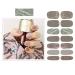 SIUSIO 112pcs Gradient Glitter Nail Wraps with Crystal Glass Nail File - Nail Polish Strips for Women and Girls in Gray - Buy Online on SooperMarket.com