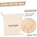 Mikinona 2pcs Hair Dryer Storage Bag Hair Dryer Holiday Travel Bathroom Hairdryers Travel Pouch Beige Fabric - Buy Online on SooperMarket.com
