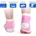 Buy Heel Socks - Washable Gel Spa Moisturizing Foot Care - Open Toe Protection for Dry Cracked Heels (2 Pack Pink) - International Shipping Available - Buy Online on SooperMarket.com