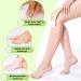 Dearbag Silicone Socks for Women - 2 Pair Anti-Slip Moisturizing Foot Spa & Cracked Heel Care - Soft Skin Color & White - Buy Online on SooperMarket.com