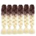 Art Hair 24 Kanecalon Braids Extensions - 6 Pieces Brown Blonde for Box Braids & Twists | International Shipping - Buy Online on SooperMarket.com