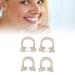4 Professional Tooth Matrices & DAM Clamp-Barrier Clips - Enhance Dental Care Accessories - Buy Online on SooperMarket.com