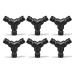 TOPWAYS 6x Y piece: connecting piece for the hose branch hose divider plastic trousers Splitter (3 way) branch connecting piece for hose branch 6 pieces y branch connector connector