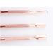 HaimiLiya 3Pcs Double Ended Stainless Steel Cuticle Pusher Set - Rose Gold Finish - Buy Online on SooperMarket.com