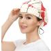 MUKJHOI Adjustable Flower Leaves Working Cap for Women Men - Sweatband Bouffant Hat - Buy Online on SooperMarket.com