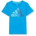 adidas Boys' Short Sleeve Aeroready Feel Free Bos Tee 5 Blue Rush Heather