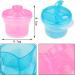 AOVNA Portable Milk Powder Dispenser - Baby Milk Storage Container for Travel - Pink - Buy Online on SooperMarket.com