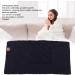 Hztyyier USB Heated Warm Scarf - Quick Heating Flexible Use 3-Stage Temperature Adjustment Cozy Polyester Fabric - Ideal Electric Warm Bed Scarf for Travel (Navy Blue) - Buy Online on SooperMarket.com