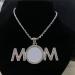 OralGos Sublimation Necklace - Unique Mom Pattern Heat Transfer Clavicle Chain Jewelry for Mother's Day - Perfect Gift! - Buy Online on SooperMarket.com