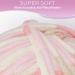Lomaire Chunky Yarn Blanket Crochet Kit - 3.3LB Chenille Yarn, 8mm Crochet Hook, Cotton Tote Bag - Knitting & Crochet Supplies in Pink Coffee Mushroom - Buy Online on SooperMarket.com