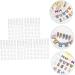 Healeved 3 Bear Head Nail Color Displaying Tool Transparent Nail Color Display Tool Bear Nail Color Displaying Tool Manicure Tools Nail Tools for Nail Art Nail Polish Polishing Plate - Buy Online on SooperMarket.com