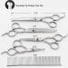 iSeaFly Dog Grooming Kit - 5 in 1 Heavy Duty Stainless Steel Scissors Set with Safety Round Tip - Best Pet Grooming Shears for Full Body Grooming - Buy Online on SooperMarket.com