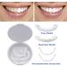 icehao Upper & Lower Teeth Veneers - Simulation Braces Snap On Smile Tooth Cover for Perfect Whitening - One Size Fits Most Comfortable Denture - 2pcs Set - Buy Online on SooperMarket.com