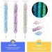 14pcs Diamond Painting Art Drill Pen Set - Luminous 5D Point Drill Pen Tools with Wax & Storage Box - Purple Resin Cross Stitch Diamond Rhinestone Beads Picker for DIY Nail Art & Embroidery Decoration - Buy Online on SooperMarket.com
