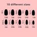 SIUSIO 24Pcs Medium Ombre Coffin Nails - Red Wine Full Cover Press On Nail Art Tips for Women and Girls - Buy Online on SooperMarket.com