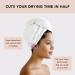 Kitsch Quick Drying Microfiber Hair Towel - Pink & White | 1 EA - Buy Online on SooperMarket.com