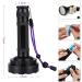 128 LEDs UV Flashlight with Protective Glasses - 395nm UV Light for Detecting Scorpions Pet Urine & Counterfeit Money - Buy Online on SooperMarket.com