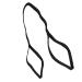 Leg Loop Lifter Portable Soft Leg Lifter Strap Black for Leg Recovery Stretching