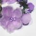 Flower Crown Headband Wreath Garland Hair Bands 2 Pack - Purple Tone | Wedding Bridal Hair Hoop Women Leaf Ribbon Party Decoration Christmas Handmade Headpiece Hair Accessories - Buy Online on SooperMarket.com