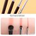 Eye Makeup Brushes Set 4pcs Small Head Dense Hair Soft Hair Easy Use for Eyeshadow Eyebrow Portable - Buy Online on SooperMarket.com