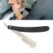 Professional Foldable Stainless Steel Beard Blade Holder | Durable Razor with Straight Edge for Precision Grooming - Buy Online on SooperMarket.com
