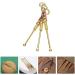 3Pcs Micro Mini Scoop Earwax Removal Kit - Tiny Gold Set Lab Spatula for Glitter Mica, Cleaning Tools - Buy Online on SooperMarket.com