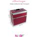 Buy N&BF Professional Large Aluminum Makeup Case - Lockable Multi-Compartment Beauty Case (Pink) | International Shipping - Buy Online on SooperMarket.com