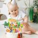 16-Piece Jungle Safari Cake Decorations for 2nd Birthday - Forest Animals & Happy Birthday Topper for Girls - Buy Online on SooperMarket.com
