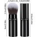 Makeup Brush for Foundation - Multipurpose Telescopic Cosmetics Brushes | Portable Face Makeup Brushes Beginner Friendly Powder Brush for Home Travel Black - Buy Online on SooperMarket.com