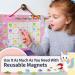 Potty Training Magnetic Reward Chart for Girls - Unicorn Theme with Multicolored Stickers - Buy Online on SooperMarket.com