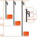 8 Pack Heavy Duty 8 Inch Steel Tent Stakes - Unbreakable Metal Pegs for Camping - Buy Online on SooperMarket.com