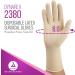 Dynarex Sterile Latex Surgical Gloves Size 8 - Powder-Free, Beaded Cuffs, Bisque - 50 Pairs - Superior Protection & Comfort for Sensitive Hands - Buy Online on SooperMarket.com