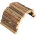 Duokon Hamster Accessories - Wooden Bridge & Curved Ladder for Hamsters Mice & Rats | Premium Small Pet Toys - Buy Online on SooperMarket.com