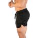 CEHT Men's Quick Dry Gym Shorts with Pockets - Black, Medium - Buy Online on SooperMarket.com