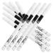 Gogogmee 40 Pcs Lying Silkworm Eyeliner White Makeup Pencil Make up Eyeliner Pen Makeup Eyeliner Wooden Pole