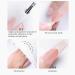 Press On Nails 10 Sheets Color Long Press On Nails With White Edge 12 Size Full Cover Stick On Nails Simple Style False Nails For Women Girls Nail Art Style3 - Buy Online on SooperMarket.com