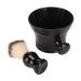 Premium Shaving Brush & Bowl Set | Soft Synthetic Bristles for Men's Grooming | Ideal for Barbers & Home Use - Buy Online on SooperMarket.com
