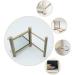 Bogoro Wooden Mirror & Bird Toy - Parrot Cage Accessories Fun Toys and Stylish Wooden Frame - Buy Online on SooperMarket.com