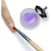 Crystal Glass Nail Art Dappen Dish with Cover - Acrylic Powder Liquid Container for Beauty Art Nails | HJ-NAPB025 - Buy Online on SooperMarket.com