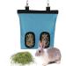 Rabbit Hay Feeder Bag Hay Bag Hanging Feeder Pig Hay Feeder Storage Small Animal Feeding Bag for Rabbit Guinea Pig (Blue) - Buy Online on SooperMarket.com
