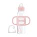 Dr. Brown s Milestones Narrow Sippy Bottle with 100% Silicone Handles Easy-Grip Bottle with Soft Sippy Spout 8oz/250mL BPA Free Light-Pink & Ecru 2 Pack 6m+ 2 Pack Light Pink & Ecru - Buy Online on SooperMarket.com