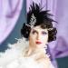 Silver FRCOLOR Flapper Headband 1920's Great Gatsby Vintage Feather Rhinestone Headpiece - Buy Online on SooperMarket.com