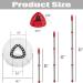 ANREKEYH Spin Mop Set with 2 Refills and Handle Replacement - White (1 Tank System) - Buy Online on SooperMarket.com