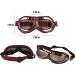 Peicees Trapper Aviator Hat and Goggles Set - Camel Hat with Fur Ear Flap and Cooper Frame/Clear Lens - Buy Online on SooperMarket.com