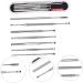 7pcs Stainless Steel Ear Cleaning Tool Set - Ear Pick & Cleaner Set for Nursing - Silver - Buy Online on SooperMarket.com
